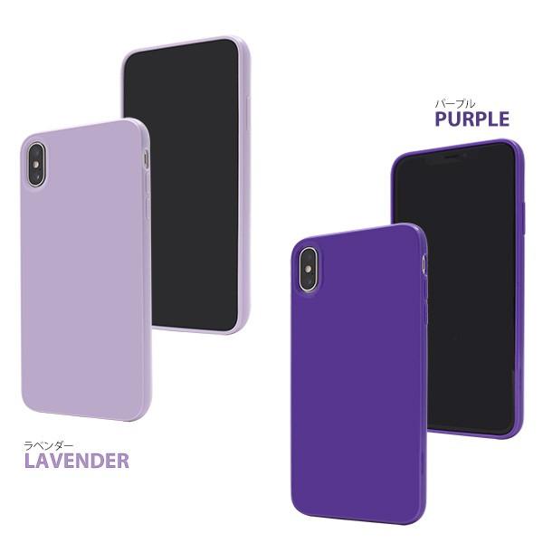 PLATA iPhone XS Max ケース カラフル 10色展開 背面 カバー