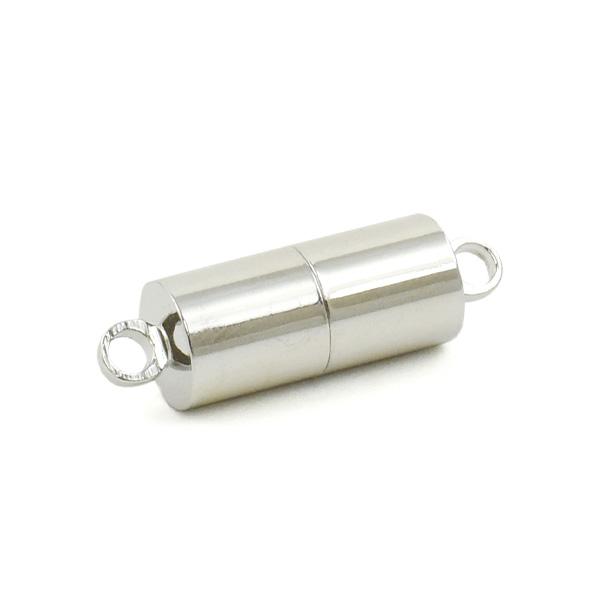 マグネットクラスプ プレーン シルバー 20mm ネックレス留め具 磁気