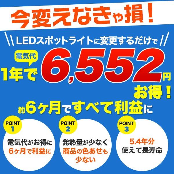 ダクトレール スポットライト LED 昼光色 1430lm 電球色 1300lm 照明
