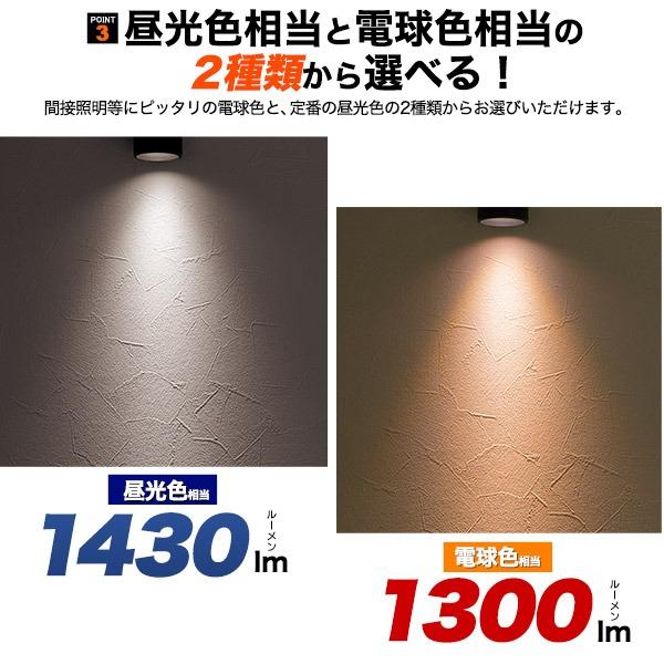 ダクトレール スポットライト LED 昼光色 1430lm 電球色 1300lm 照明
