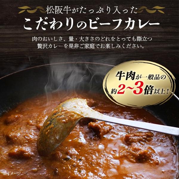 松阪牛カレー レトルトカレー 松阪牛 ビーフカレー 中辛 国産黒毛和牛
