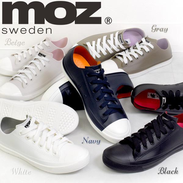 シューズ mozi moz レインシューズ レディース レインスニーカー ローカット
