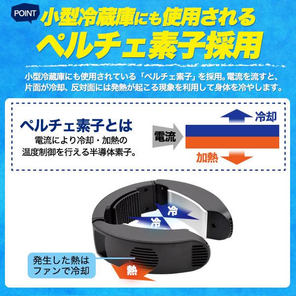 ネッククーラー ペルチェ 冷却プレート 2026 首掛け 首掛け扇風機 高