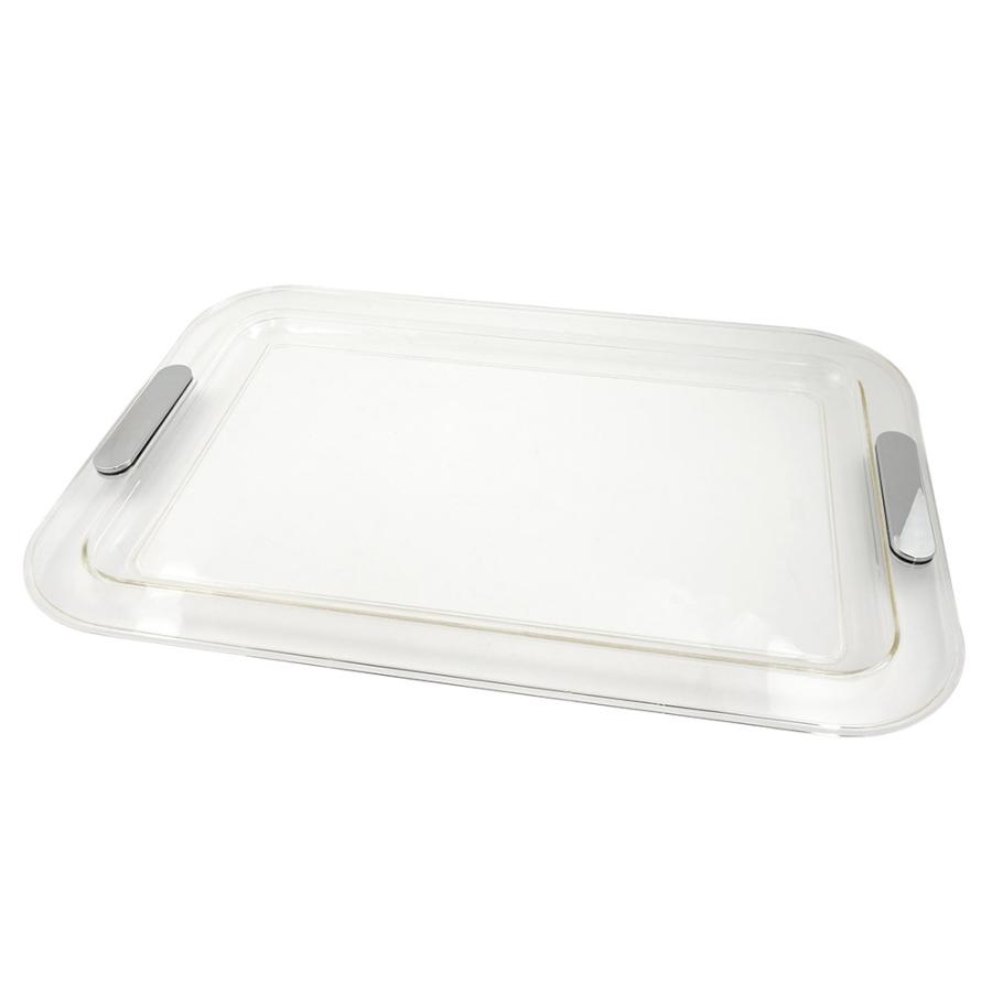 グッチーニ（guzzini） 訳あり トレー 50×34cm お盆 アクリル クリアー