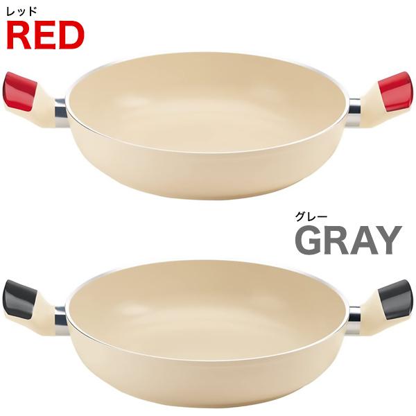 グッチーニ（guzzini） 鍋 両手鍋 28cm guzzini キャセロール 浅型鍋