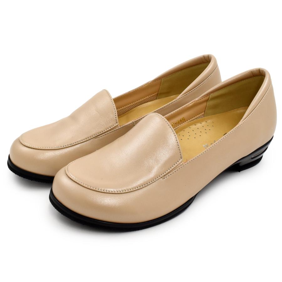 靴 女性 ローファー レディース ラム革 本革 コンフォート