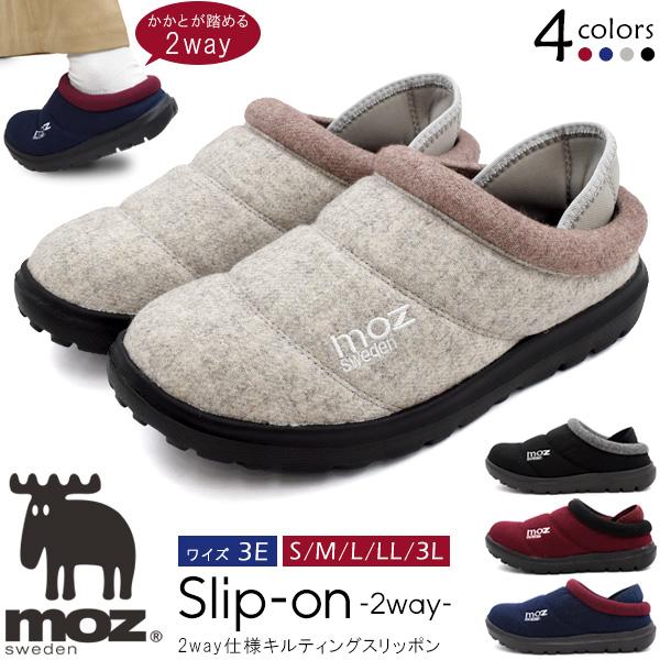 moz（モズ） キルティングスリッポン 靴 レディース 女性 サボサンダル