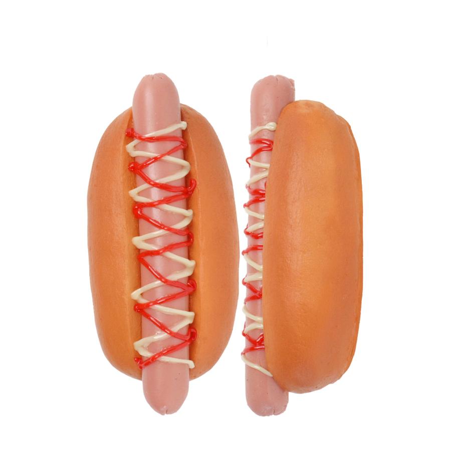 スクイーズ パン チーズドッグ ホットドッグ マグネット付 食品