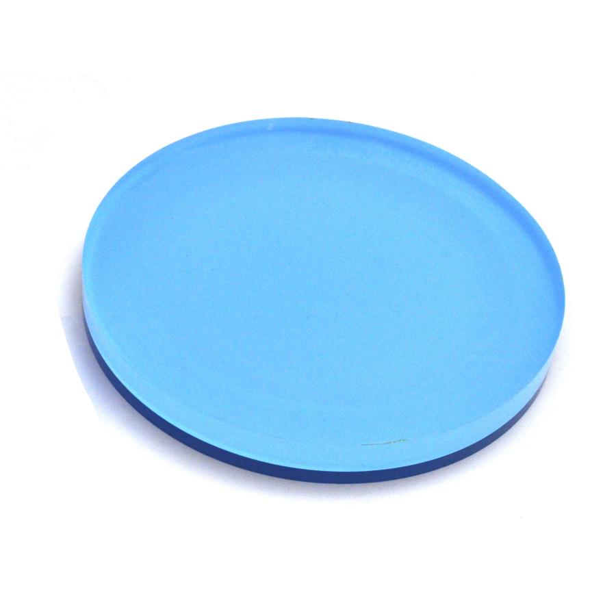 エジデ　803535サイドアクリル サンデーシート 硬質塩ビ板 青透明 510-SS-1 300mm×300mm 1mm厚