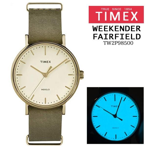 腕時計 タイメックス レディース TIMEX ウィークエンダー フェアフィールド 37mm 女性用 アウトレット 訳あり｜n-style