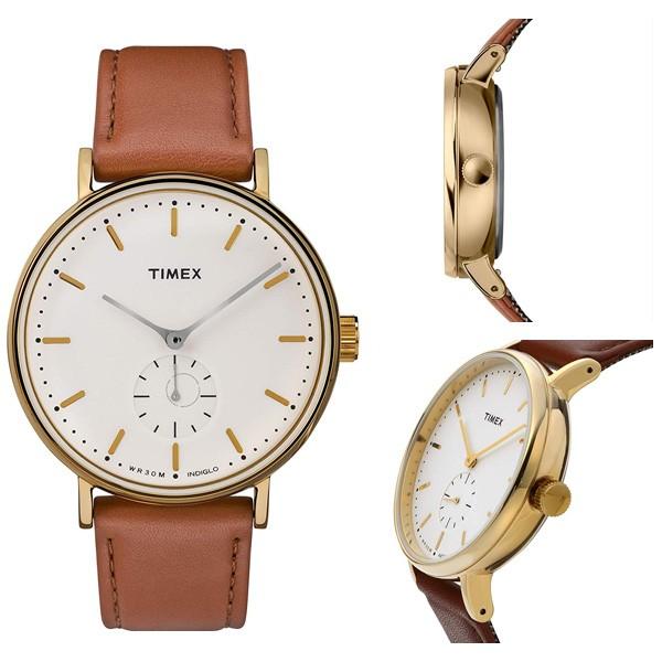 タイメックス腕時計　茶色 Amazon.co.jp: Timex ウィークエンダー クロノグラフ 40mm