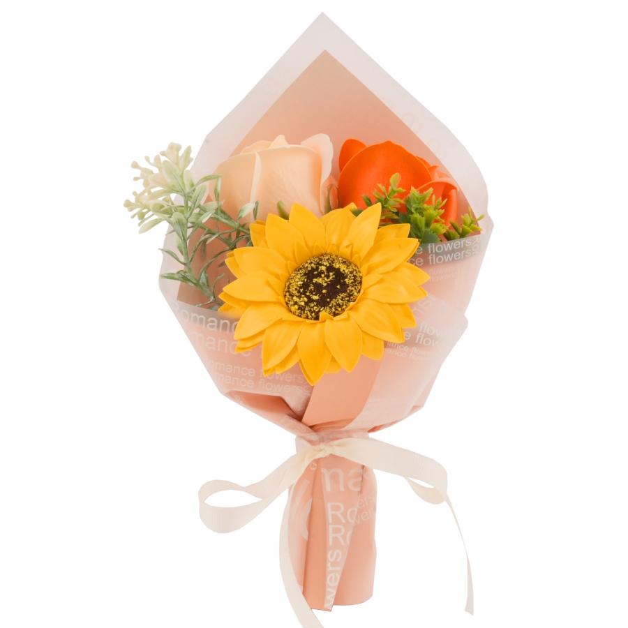 ソープフラワー ギフト ひまわり ブーケ 枯れない花 プレゼント 花束