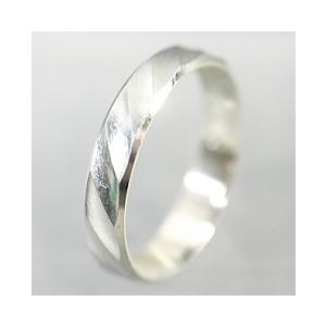 指輪 シルバーカットリング シルバーリング 波型 シルバー925 銀