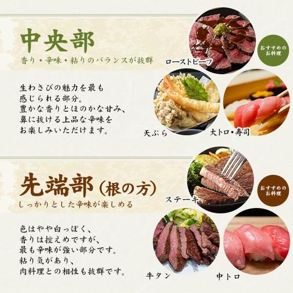 静岡県産 本わさび 生わさび 大サイズ 2本 約100〜120g×2 国産 ワサビ