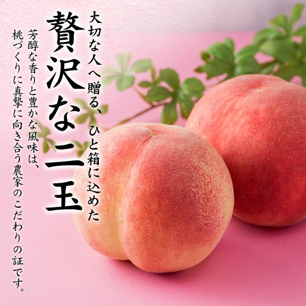 桃 あら川の桃 和歌山県産 お中元 2026 赤秀品 4Lサイズ 2玉 完熟桃