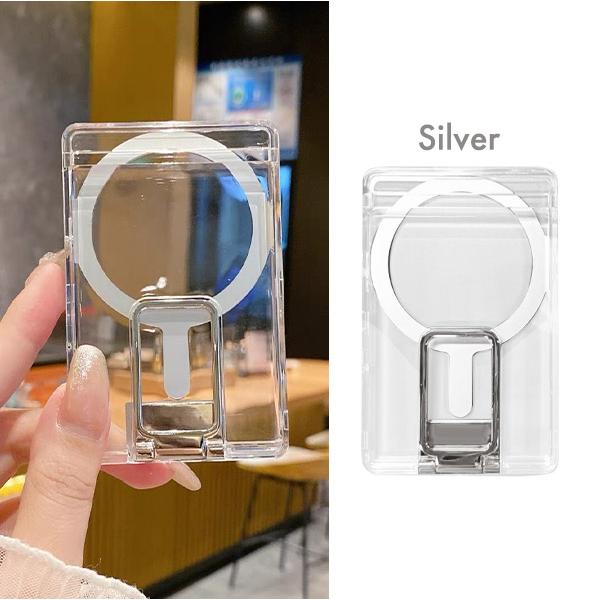 PLATA（プラタ） magsafe カードケース クリアー 透明 magsafe対応