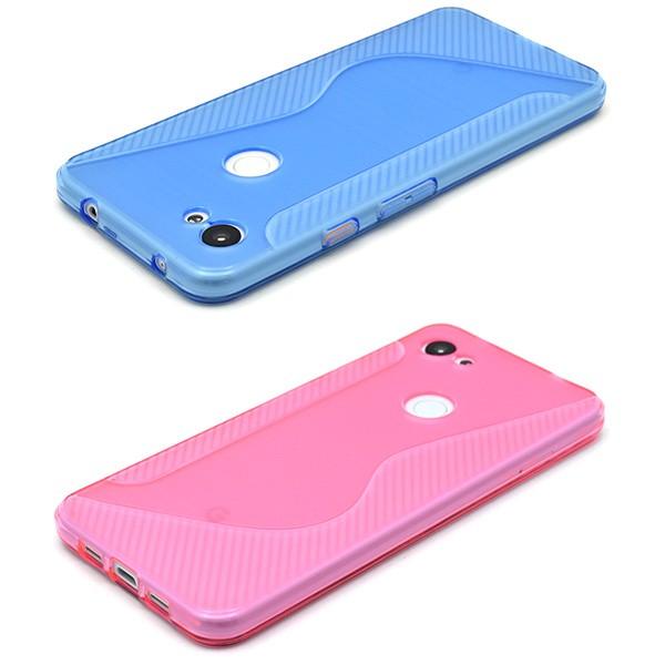 Google Pixel スマホケース 3a XL用ウェーブデザインラバーケース