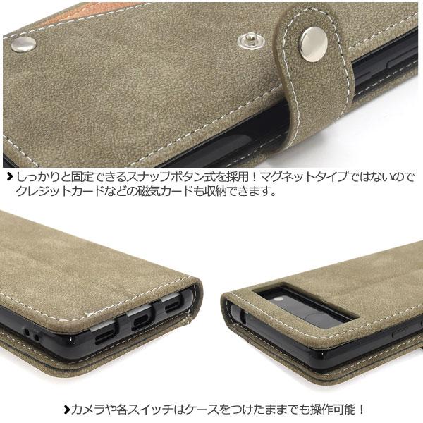 Google Pixel Pixel6a ケース 手帳型 スライド式カード収納 磁気不使用