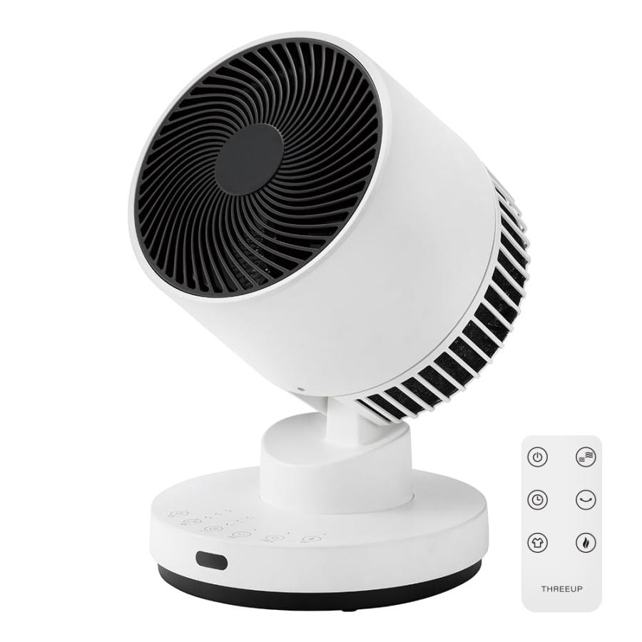 スリーアップ ヒート&クール 温冷 サーキュレーター 温風機能 左右自動