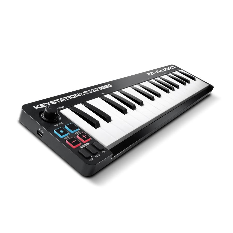 しのぶ　 CME MIDIキーボード 32キー M-Audio USB MIDIキーボード 32鍵 Keystation Mini 32 MK3 : NEXT-SHOP