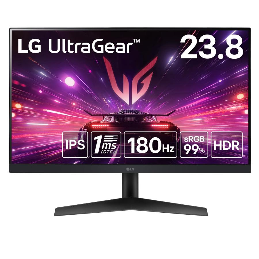 LG UltraGear　24GS60F　ゲーミングモニター　23.8 LG ゲーミングモニター UltraGear 24GS60F-B 23.8インチ/PCゲーム