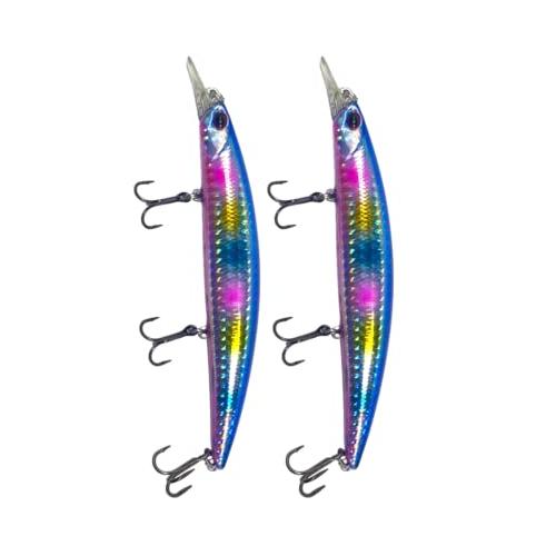 タイドワークス/2本セット】 ロングリップミノー フローティング