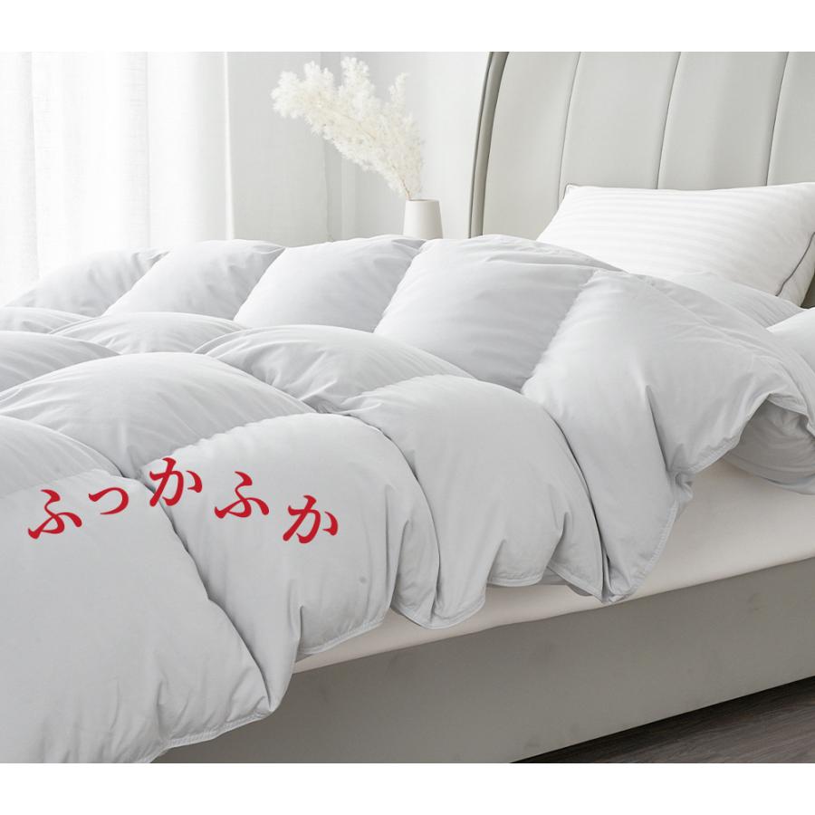 クーポンで7599円 ＼3枚目2500円OFF／ 掛け布団 ダブル 羽毛布団 の