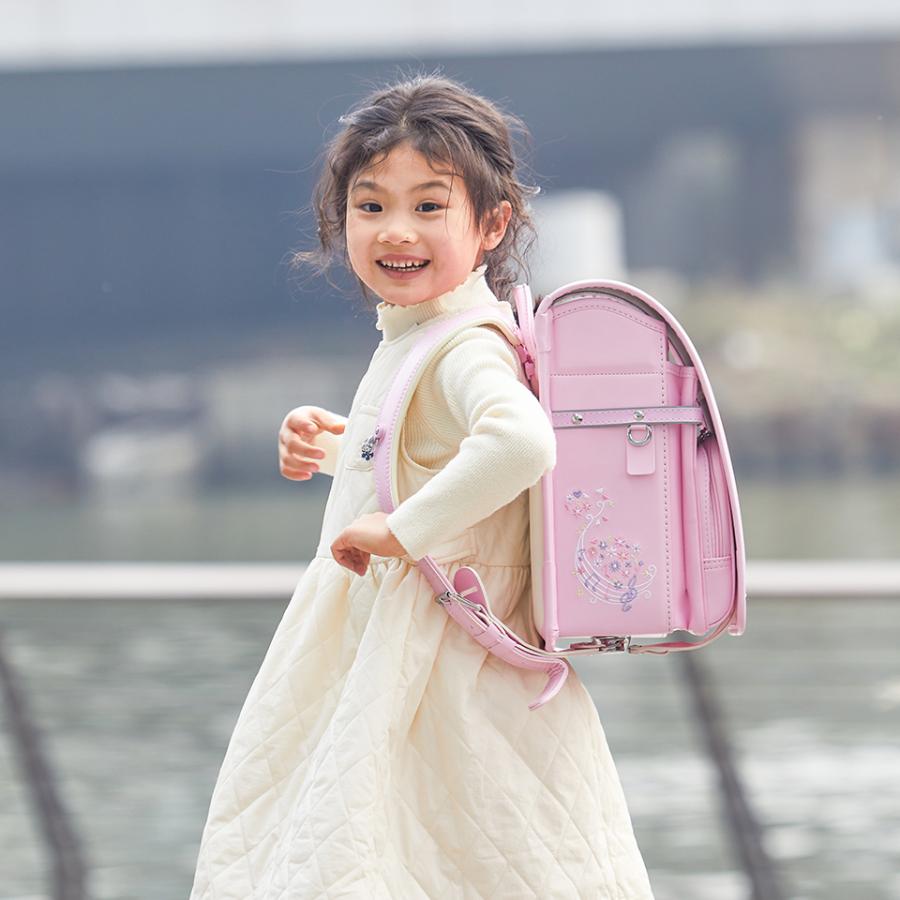 1000円OFFクーポン ランドセル 女の子 2026 6年保証 紫 ピンク 水色