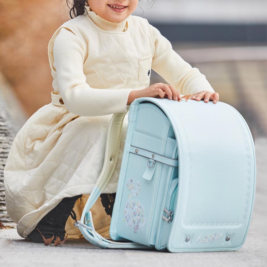 本日最大16%還元 ランドセル 女の子 2026 6年保証 紫 ピンク 水色 ブルー パープル 軽い 刺繍 A4フラット対応 大容量 入学式 入学祝いの画像