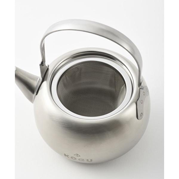 (長期欠品中、予約販売)茶考具 急須 ステンレス 茶器 茶出し きゅうす ティーポット 40632 KOGU 下村企販｜n-tools｜04
