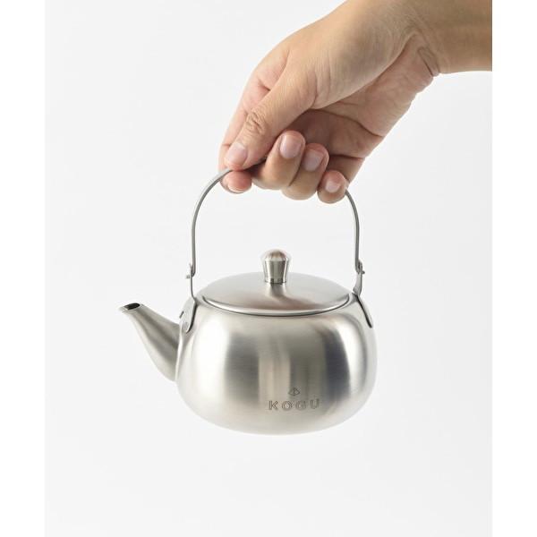 (長期欠品中、予約販売)茶考具 急須 ステンレス 茶器 茶出し きゅうす ティーポット 40632 KOGU 下村企販｜n-tools｜07