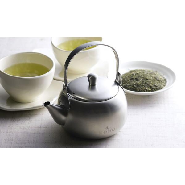 (長期欠品中、予約販売)茶考具 急須 ステンレス 茶器 茶出し きゅうす ティーポット 40632 KOGU 下村企販｜n-tools｜09