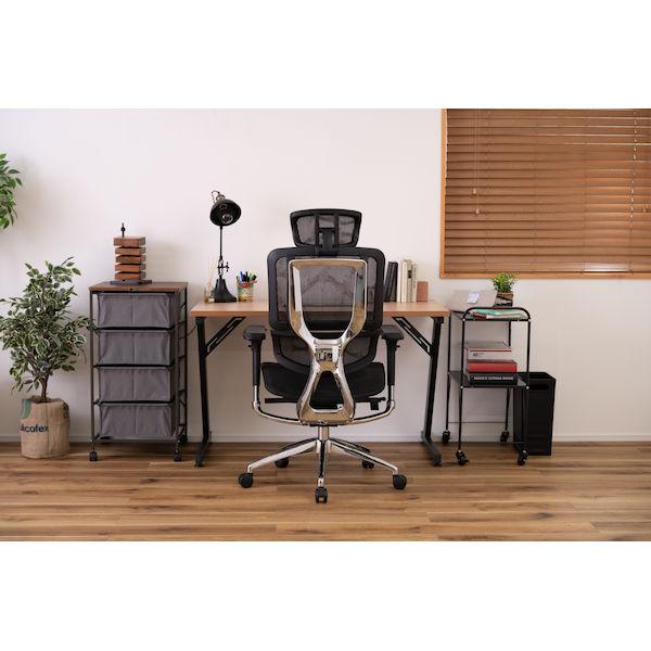 【訳あり・新品】 オフィスチェア ブラック (品番：OFC-72BK)(L-1)荷姿3辺計200cm 東谷 【1203123774】(43094円)