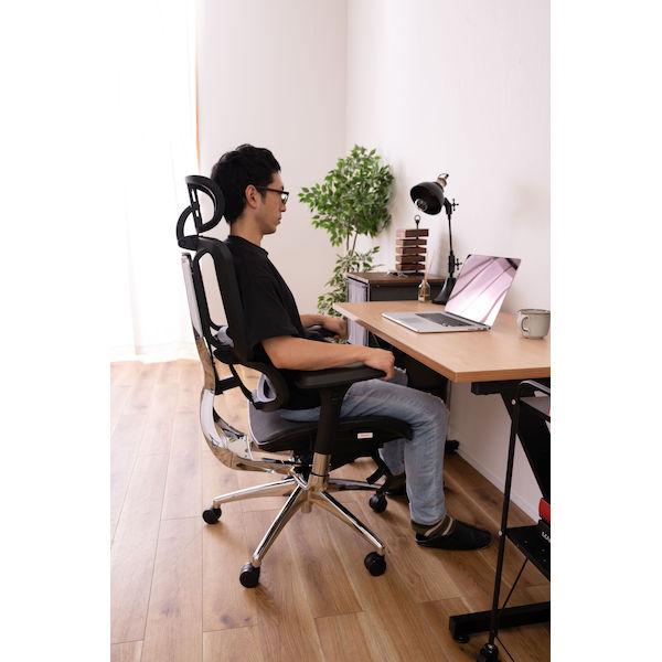 【訳あり・新品】 オフィスチェア ブラック (品番：OFC-72BK)(L-1)荷姿3辺計200cm 東谷 【1203123774】(43094円)