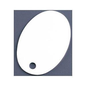 アルマイト ネームプレート 小判型 378-A（100枚入）