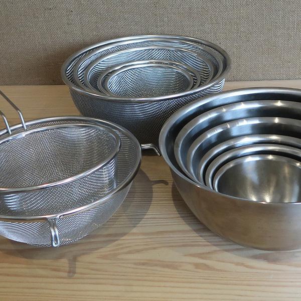 プレッセンス PRES SENCE ボウル　ザル　新品未使用　日本製　6点セット 在庫限り)PRESSENCE 基本のボウル 18cm プレッセンス 11992325 フジイ