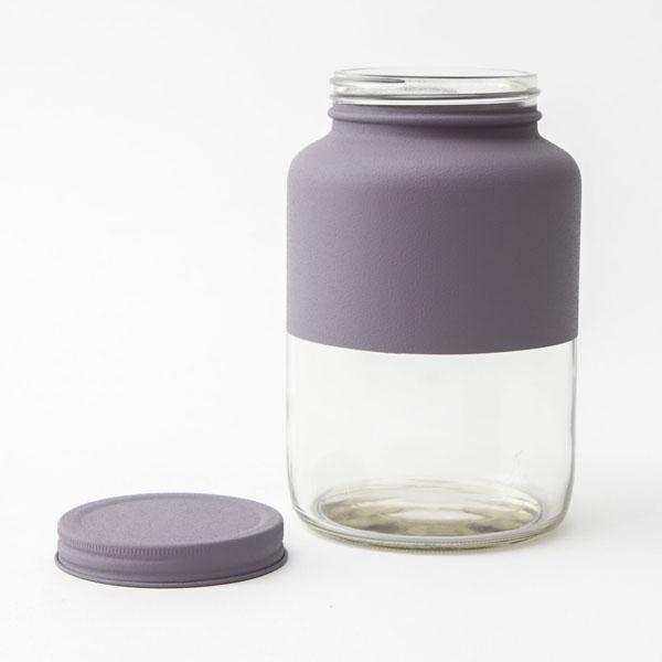 在庫限り)PA ボトル型キャニスター L（1500ml） Purple 紫 パープル