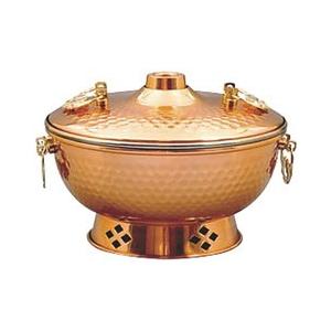 銅槌目入しゃぶしゃぶ鍋22cmS-1047H CD:291099