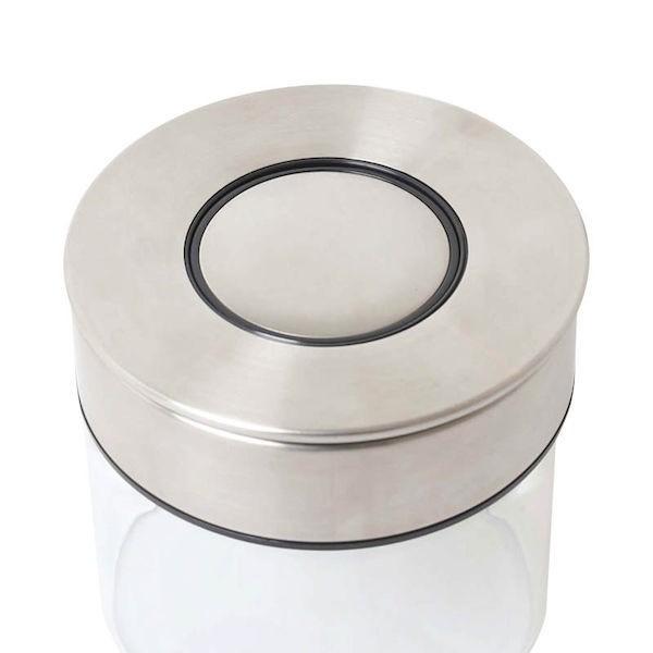 DULTON Cylinder jar with press lid ワンタッチオープン キャニスター L (品番：K915-1286L) ダルトン インダストリアル アメリカン ヴィンテージ 男前｜n-tools｜02