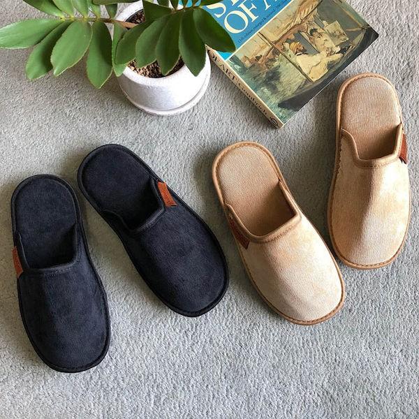 DULTON CORDUROY SLIPPERS MEN_BLACK (品番：K855-984MBK) ダルトン インダストリアル アメリカン ヴィンテージ 男前 コーデュロイ スリッパ メン ブラック｜n-tools｜04