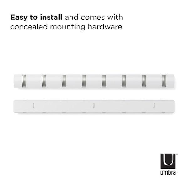 Umbra フリップフックロング 8 シャインホワイト 8318858660 アンブラ アントレックス))｜n-tools｜03