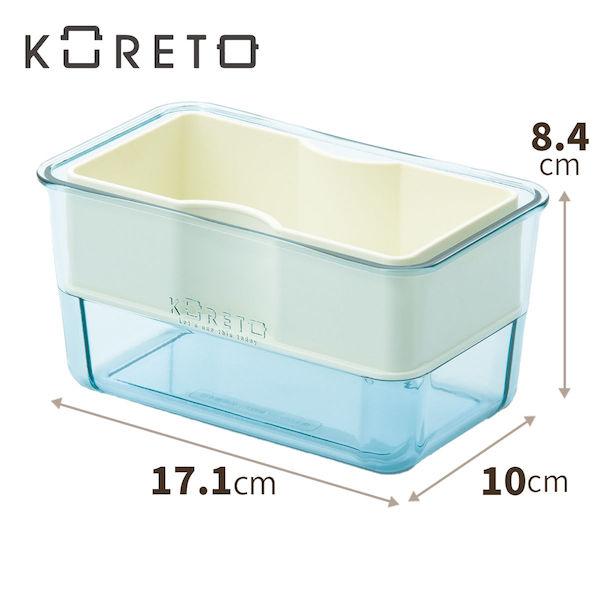 KORETO ランチポット 本体深 クリアブルー ガラス風 (フタ別売り) お弁当箱 お弁当箱 コレト 天馬｜n-tools｜04