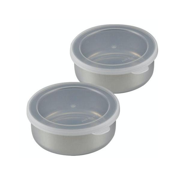 在庫限り)下村企販 ステンレスふた付保存容器 丸型 42500)) : neut