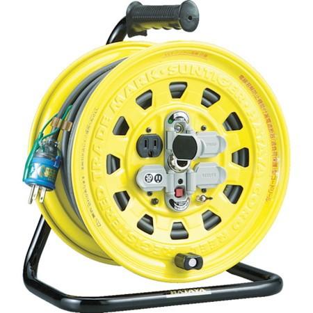 ハタヤ サンタイガーリール 単相100V型30m 温度センサー・アースチェック付 TBG-301KGX