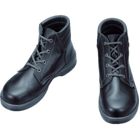 安全靴 編上靴 7522黒 24.0cm シモン 7522N24.0-3043
