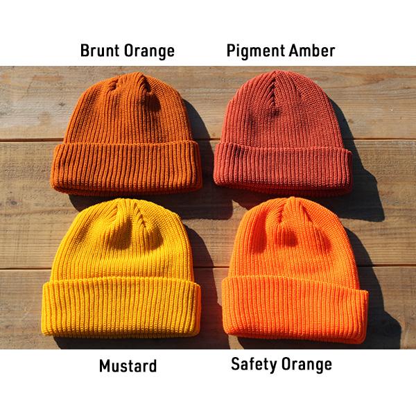 欠品)Beaniiez 『Accent Acrylic』 Safety Orange カナダ製 ショート