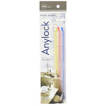 Anylock 4号×3本（スケルトンブルー・レッド・イエロー） 三宝｜n-tools