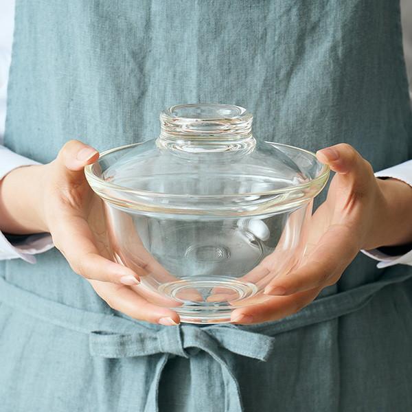 欠品)HARIO 「ガラスのある生活」 ガラスの丼鉢 クリア GXD-600 ハリオ