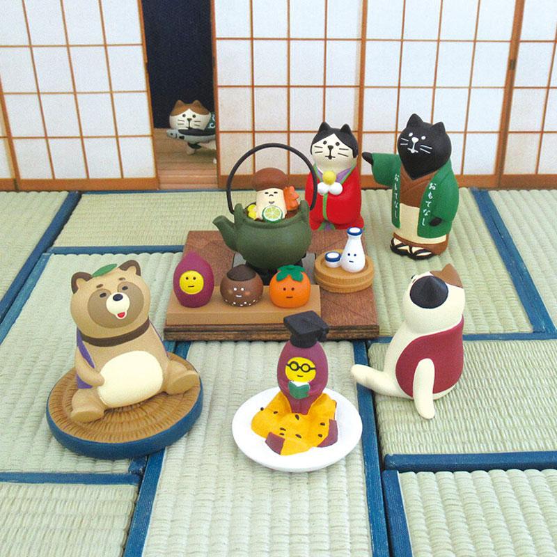 DECOLE デコレ concombre コンコンブル おもてなし番頭猫 置物 