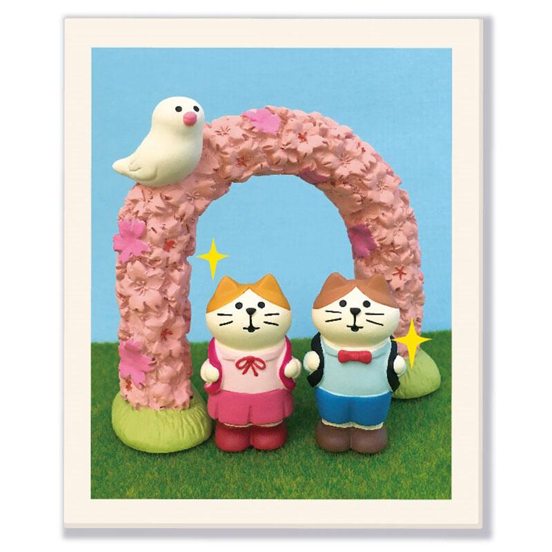 DECOLE（デコレ） concombre コンコンブル 文鳥桜ゲート 置物 